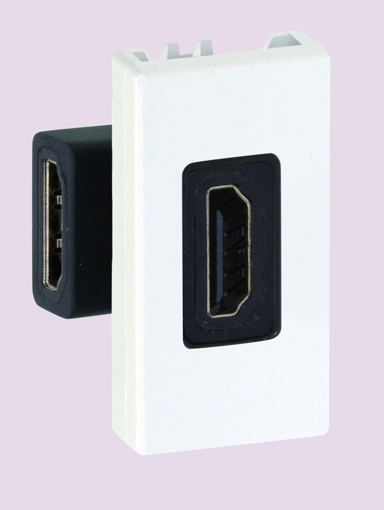 Simon Connect Разъём HDMI, 22,5х45мм, (мама-мама), белый, Connect 
Simon Connect Разъём HDMI, 22,5х45мм, (мама-мама), белый, Connect