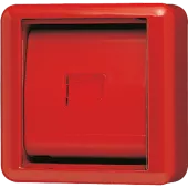 Крышка со стеклом – красная клавиша и красное окошко 860WGLRT Jung