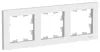 Рамка Schneider Electric AtlasDesign на 3 поста, универсальная, белый