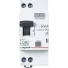 Автоматический выключатель дифференциального тока (АВДТ) Legrand RX3, 40A, 30mA, тип AC, кривая отключения C, 2 полюса, 6kA, электронного типа, ширина 2 модуля DIN