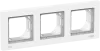 Рамка Schneider Electric AtlasDesign на 3 поста IP 44, универсальная, белый