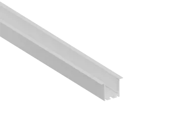 Встраиваемый алюминиевый профиль 48х35х2000 мм. Цвет: Белый. RAL9003