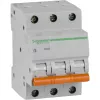 Автоматический выключатель Schneider Electric Domovoy, 3 полюса, 6A, тип C, 4,5kA