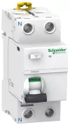 Устройство защитного отключения (УЗО) Schneider Electric Acti9 iID, 2 полюса, 25A, 300 mA, тип AC, электро-механическое, ширина 2 DIN-модуля