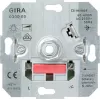 Светорегулятор поворотный Gira S-Color для ламп накаливания 230в и галогеновых ламп 220в, без нейтрали, белый