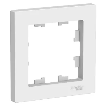 Рамка Schneider Electric AtlasDesign на 1 пост, белый