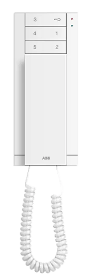 ABB-Welcome Абонентское устройство, трубка, 6 клавиш, белая