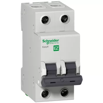 Автоматический выключатель Schneider Electric Easy9, 2 полюса, 40A, тип C, 4,5kA