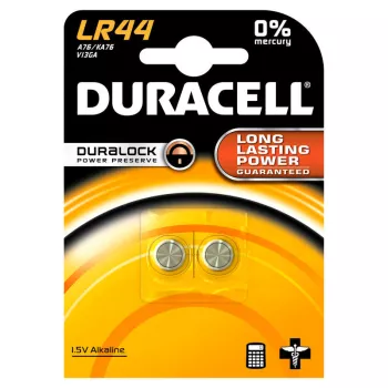 Duracell Батарейка алкалиновая LR44 A76 