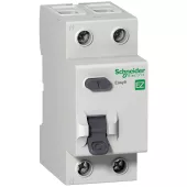 Устройство защитного отключения (УЗО) Schneider Electric Easy9, 2 полюса, 25A, 30 mA, тип AC, электронное, ширина 2 DIN-модуля