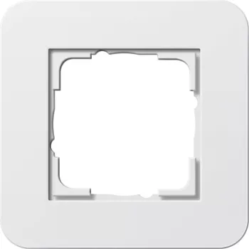 Рамка Gira E3 на 1 пост, белый глянцевый
