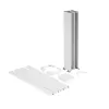 Legrand 653043 Snap-On мини-колонна алюминиевая с крышкой из пластика 4 секции, высота 0,68 метра, цвет белый