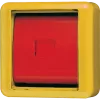Крышка со стеклом – красная клавиша и желтое окошко 860WGLGE Jung