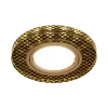 Gauss Светильник Gauss Backlight BL076 Круг Кристалл/Черный/Золото, Gu5.3, LED 2700K 1/40