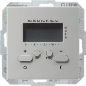 Терморегулятор для тёплого пола программируемый Gira S-Color, серый