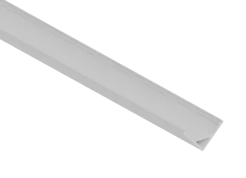 Угловой алюминиевый профиль 23х14,5х2000 мм. Цвет: Белый. RAL9003