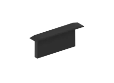 Боковая  глухая заглушка для профиля L18509 Цвет:черный