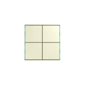 Сенсорный кнопочный модуль KNX, 4/8 группы, полярный белый. Серия устройств: DKNX