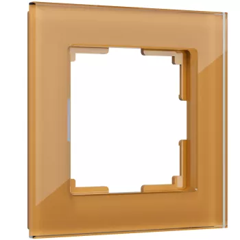 Werkel Favorit бронзовый Рамка на 1 пост, стекло. WL01-Frame-01