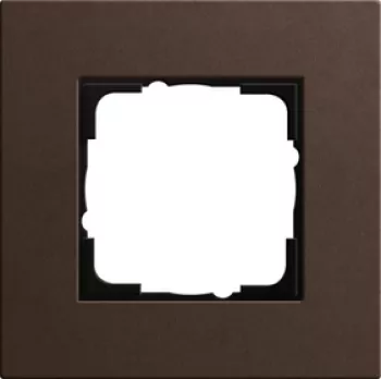 Рамка Gira Esprit MPx на 1 пост, коричневый
