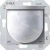 Датчик движения с/н Н=2.20 м Комфорт 2300Вт (универс.) Gira System 55, высота установки 2.20 м, с нейтралью, алюминий