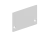 Боковая заглушка для профиля L18511 Цвет:Белый. RAL9003