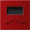 Терморегулятор для тёплого пола программируемый Gira S-Color, красный