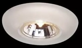 Leonardo Встраиваемый свет-к Kristall, без электр ПРА, белый, GU5.3, диам 90, выс 55, без лампочки