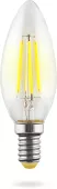Voltega CRYSTAL Лампа светодиодная свеча прозр. 6W Е14 2800К 35х95mm филаменты
