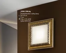 Kolarz Rubens светильник потолочный, белое стекло, 47/47, 4хE14, 60W, металл серебро