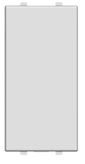 Abb NIE Заглушка 1-модульная, серия Zenit, цвет серебристый