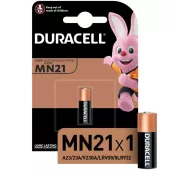 Duracell Батарейка алкалиновая A23 MN21 для пультов сигнализаций 12v (блистер 1 шт.)
