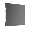 Werkel графит рифленый Клавиша для выключателя перекрестного. W1119004