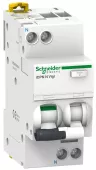 Автоматический выключатель дифференциального тока (АВДТ) Schneider Electric Acti9 iDPN N Vigi, 32A, 30mA, тип AC, кривая отключения C, 2 полюса, 6kA, электро-механического типа, ширина 2 модуля DIN