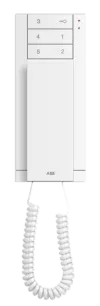 ABB-Welcome Абонентское устройство, трубка, 6 клавиш, белая