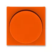 ABB Levit оранжевый / дымчатый чёрный Накладка для светорегулятора поворотного