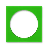 ABB Levit зелёный Сменная панель на розетку с заземлением