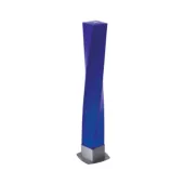 Fabbian Настольная лампа средTwirl 16х16cm H75cm, галог лампа GU10, синий полиэтилен, сталь