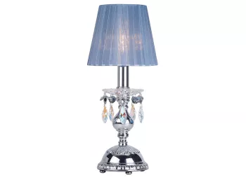 Divo Настольная лампа 1 рожковая chrom Swarovski Elements 8721 (Crystal AB, Crystal AB, Crystal Blue