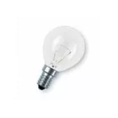 P CL 15W 230V E14  - лампа накаливания шарик прозрачный, Osram