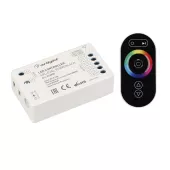 Контроллер ARL-OVAL-RGBW Black (5-24V, 4x4A, ПДУ Овал, RF) (Arlight, IP20 Пластик, 3 года)