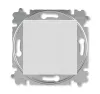 ABB Levit серый / белый Выключатель 1-но клавишный перекрёстный