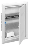 Abb STJ Шкаф мультимедийный с дверью с вентиляционными отверстиями и DIN-рейкой UK620MV (2 ряда)