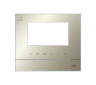 ABB-Welcome Рамка для абонентского устройства 4,3, золотой глянцевый, с символом индукционной петли