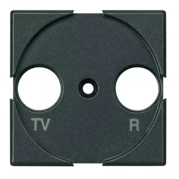 Axolute Лицевая панель для розеток TV + FM, цвет антрацит