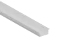 Встраиваемый в пол алюминиевый профиль 27х11х2000 мм. Цвет: Белый. RAL9003