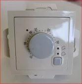 Терморегулятор для тёплого пола Schneider Electric AtlasDesign, бежевый - комплект из термостата для теплого пола с датчиком от Legrand Etika бежевый + адаптер от AtlasDesign бежевый