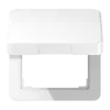 Крышка откидная для штепсельных розеток и изделий с платой 50×50 мм; белая CD590KLWW Jung