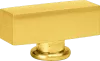 FEDE Поворотная ручка квадратного типа, цвет bright gold (ПОДХОДИТ К MARCO)
