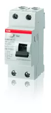Устройство защитного отключения (УЗО) ABB FH200, 2 полюса, 63A, 30 mA, тип AC, электро-механическое, ширина 2 DIN-модуля